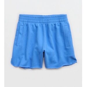 Aerie On My Way! High waisted shorts Laundry Blue Athletic Shorts